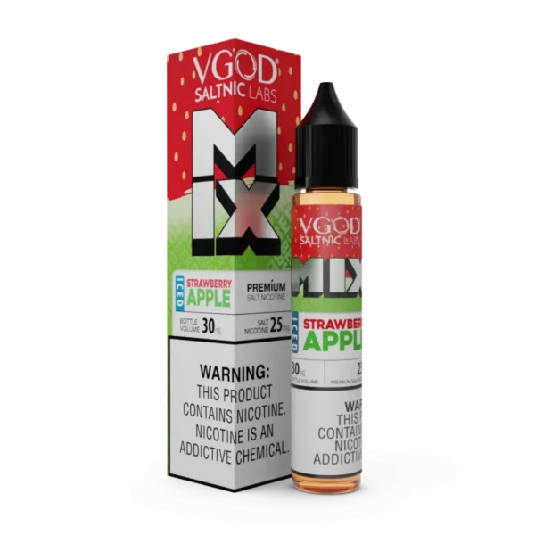 سالت توت فرنگی سیب یخ ویگاد (30میل) VGOD MIX ICED STRAWBERRY APPLE