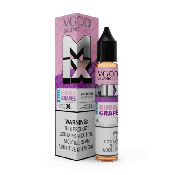 سالت آدامس انگور ویگاد (30میل) VGOD MIX BUBBLE GRAPES ICED