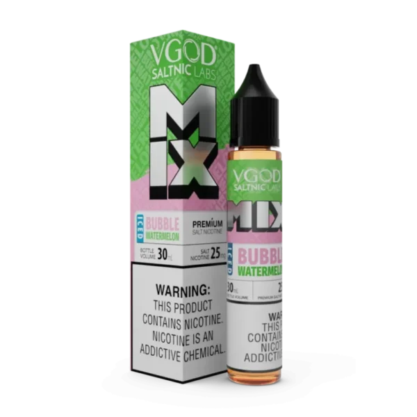 سالت آدامس هندوانه ویگاد (30 میل) VGOD MIX BUBBLE WATERMELON
