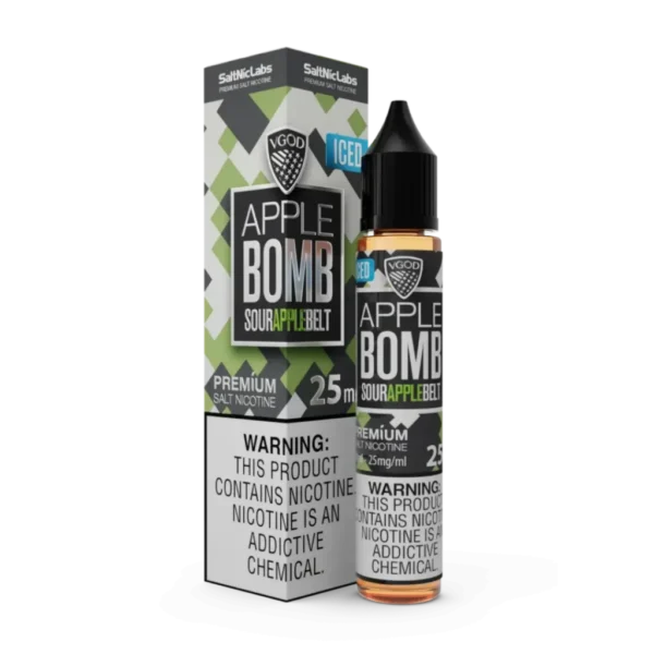 سالت بمب سیب یخ ویگاد (30میل) VGOD APPLE BOMB ICED